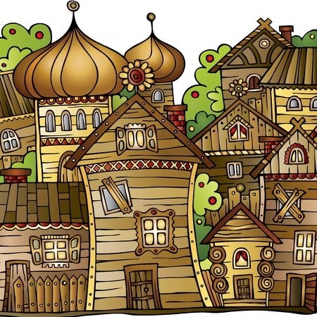 Old Wooden Village
